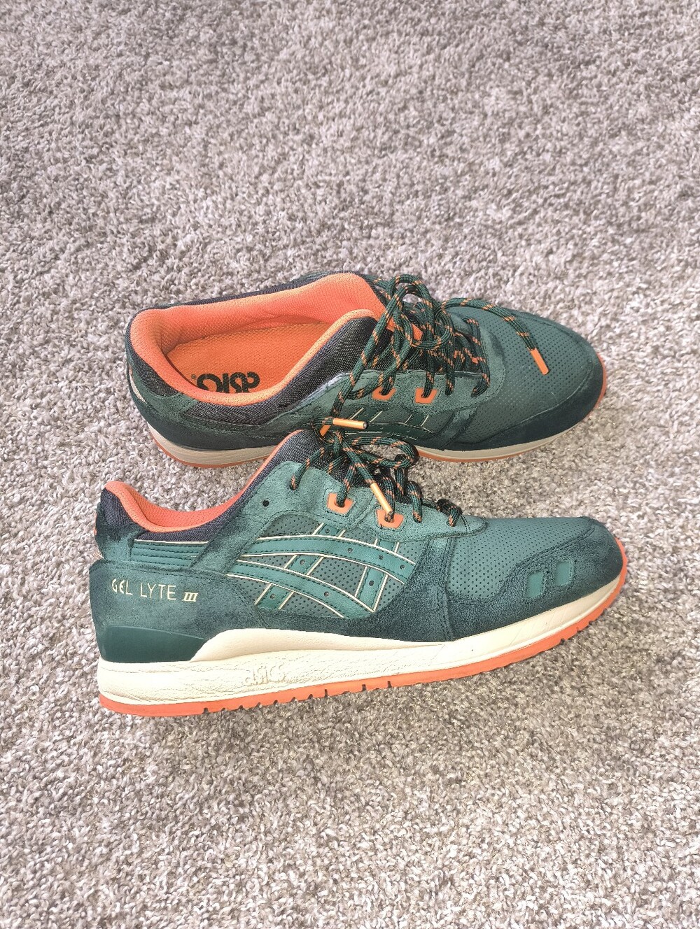 Asics Gel Lyte 3 "Outdoor Green" Size 9.5M - 11W